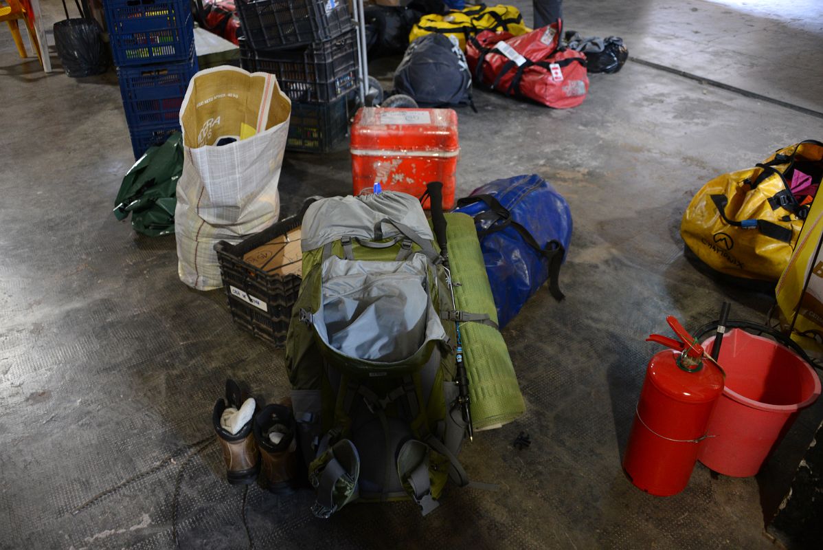 18 We Organized Loads Into Those That Stay At Penitentes, For The Trek To Base Camp, And Climbing Aconcagua